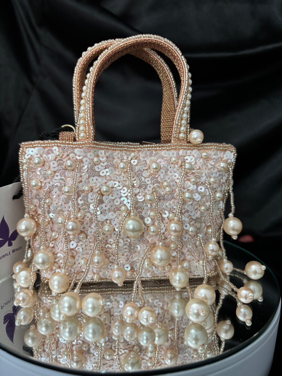 Pink Pearl Mini Handbag