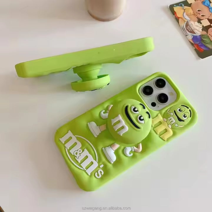 Green M&M iPhone Case