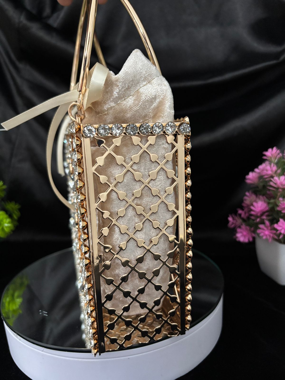 Beaded Bliss Bucket  Handbag