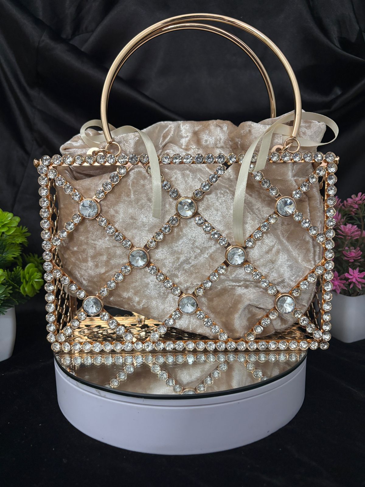 Beaded Bliss Bucket Bag