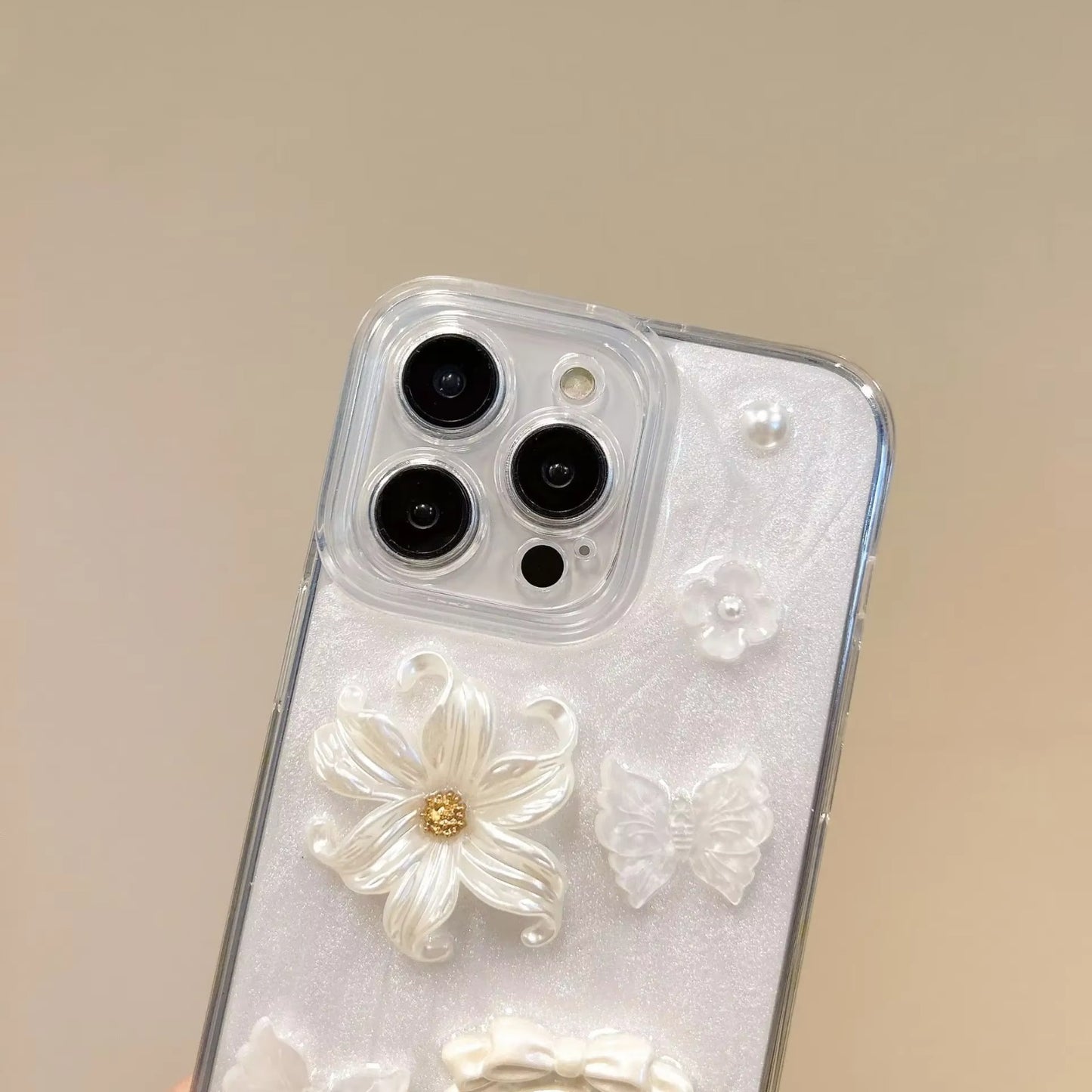 Ivory Grace iPhone Studded case