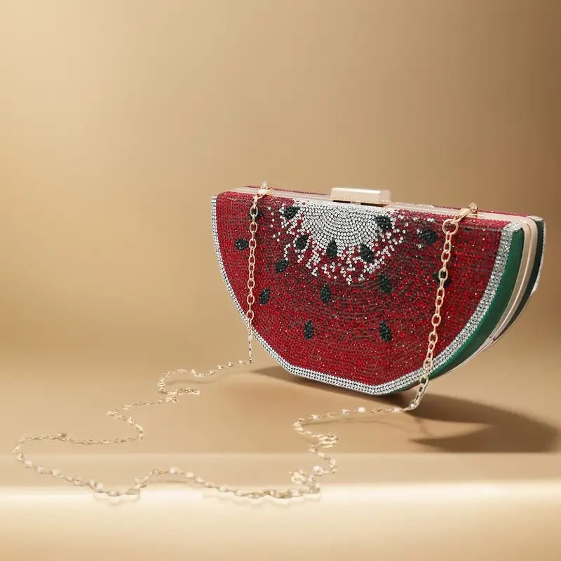 Ruby Watermelon Clutch