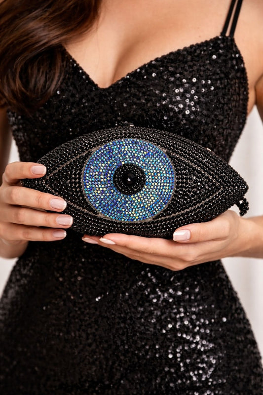 EVIL EYE BLACK CLUTCH