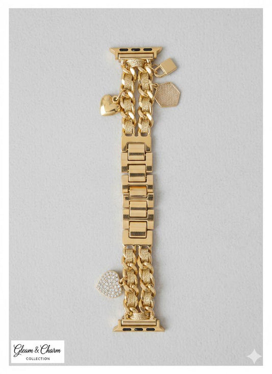 Gold Charm strap iWatch straps