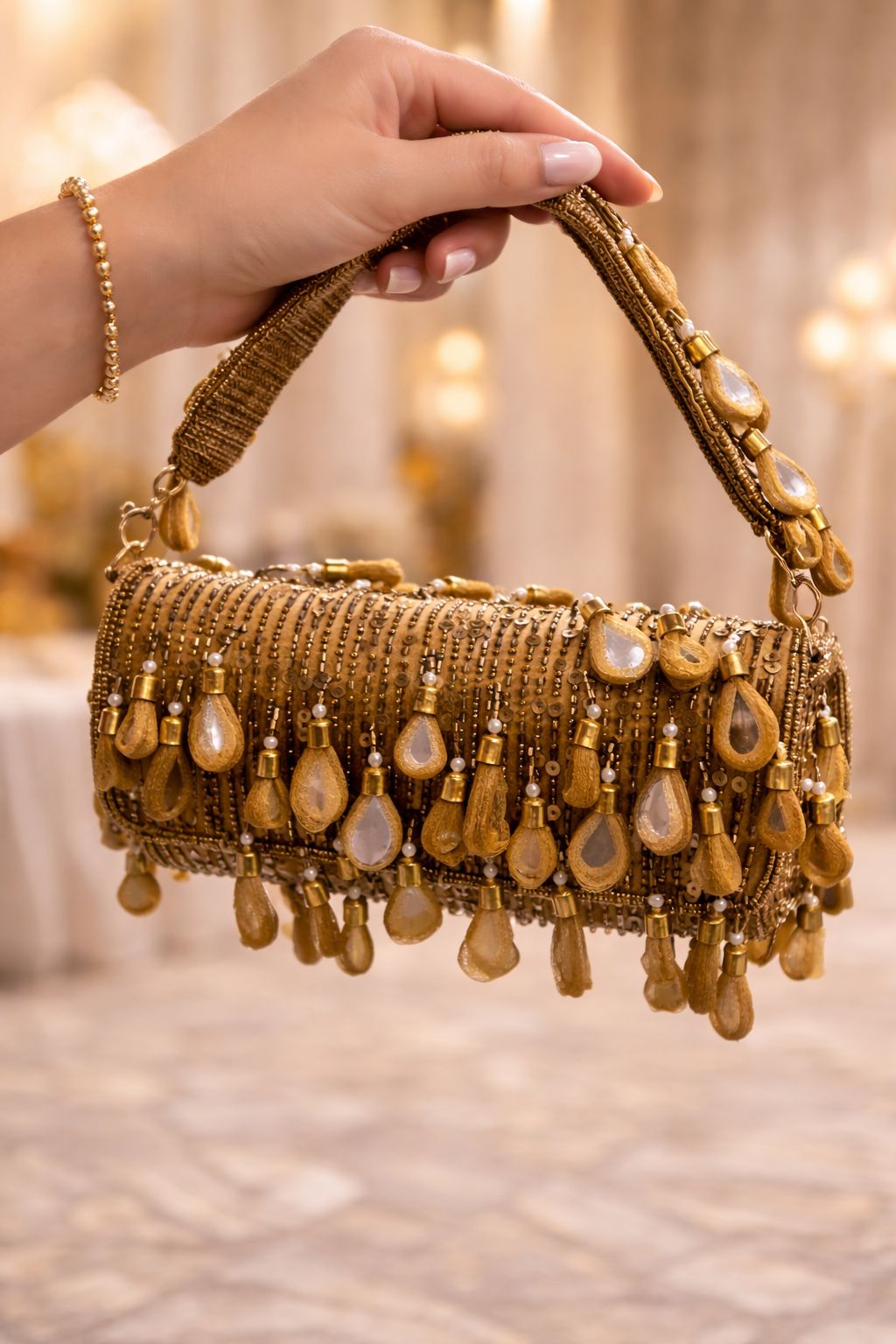 Indian Mirror Tassel