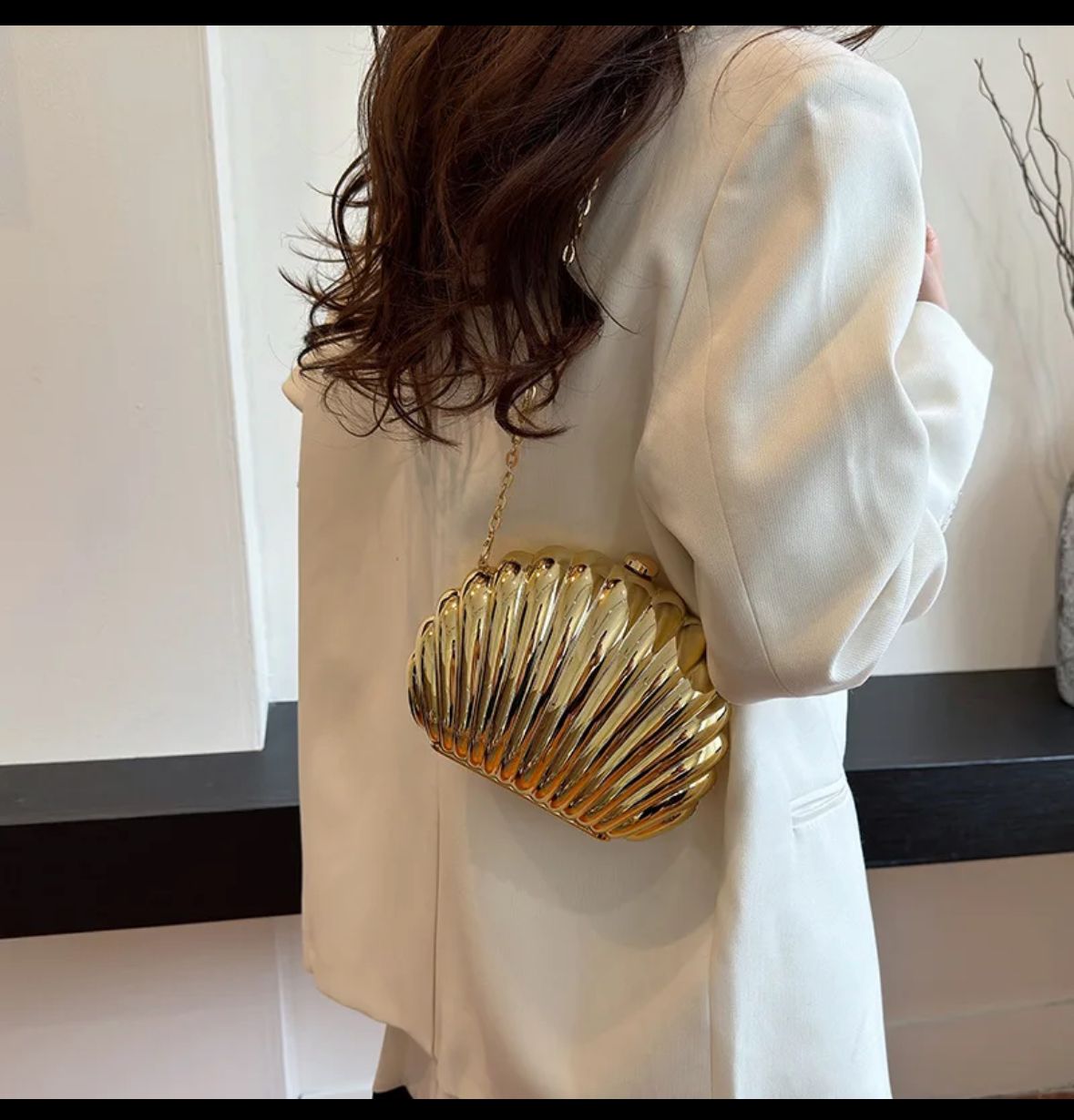 Luxe Seashell Clutch