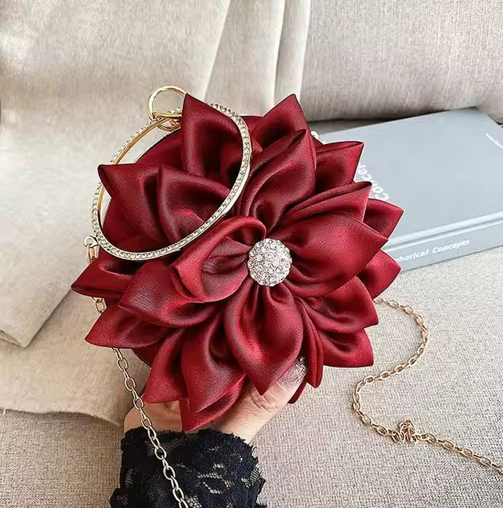 Jasmine Petal Mehroon Clutch