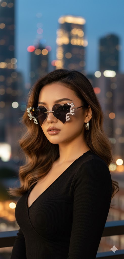 Lillian Heart Sunglasses