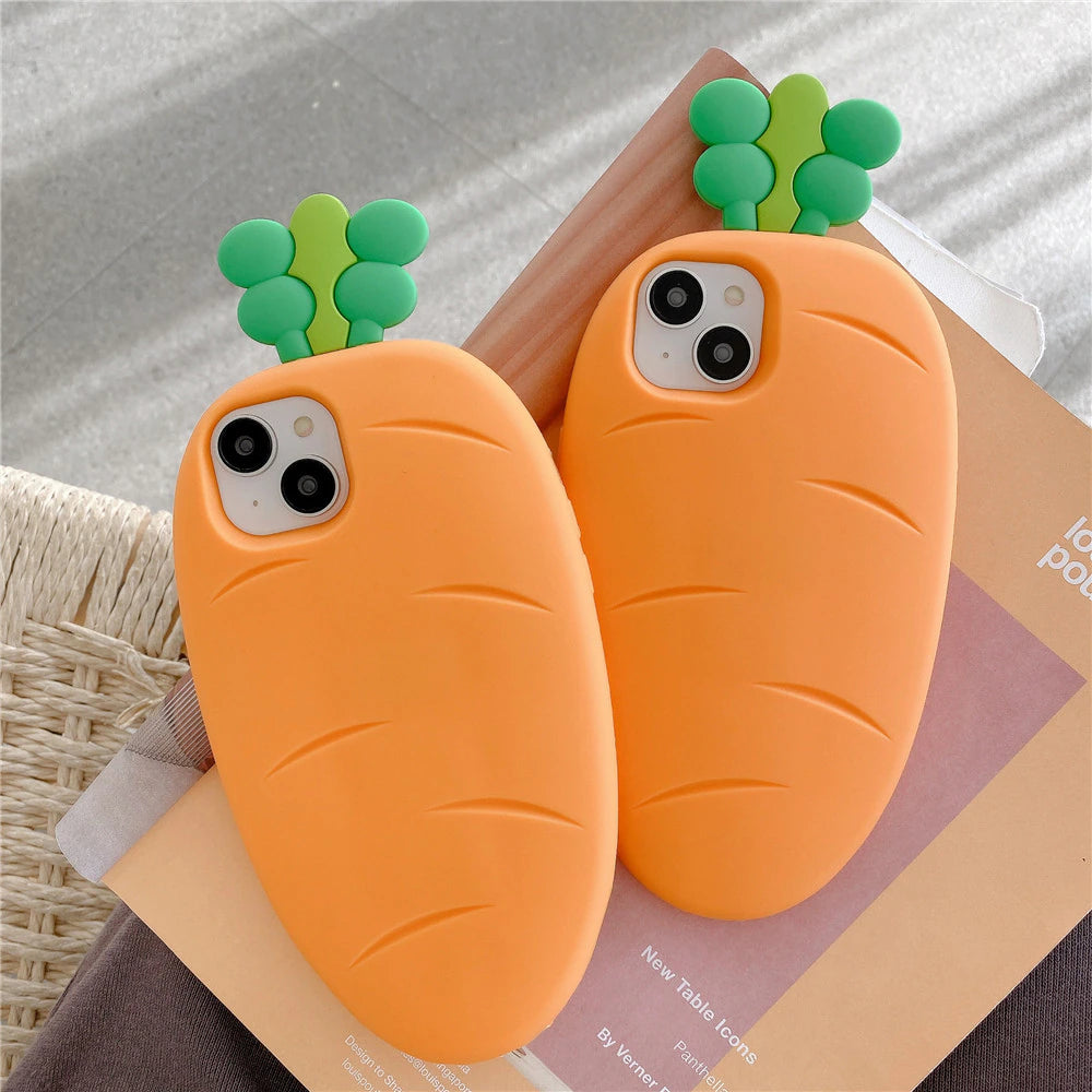 Luxury Carrot iPhone Silicone Case