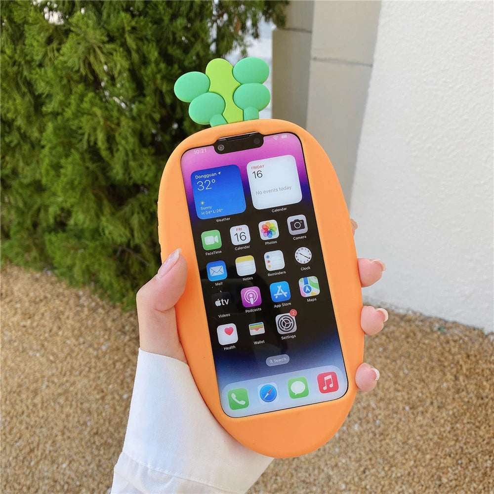Luxury Carrot iPhone Silicone Case
