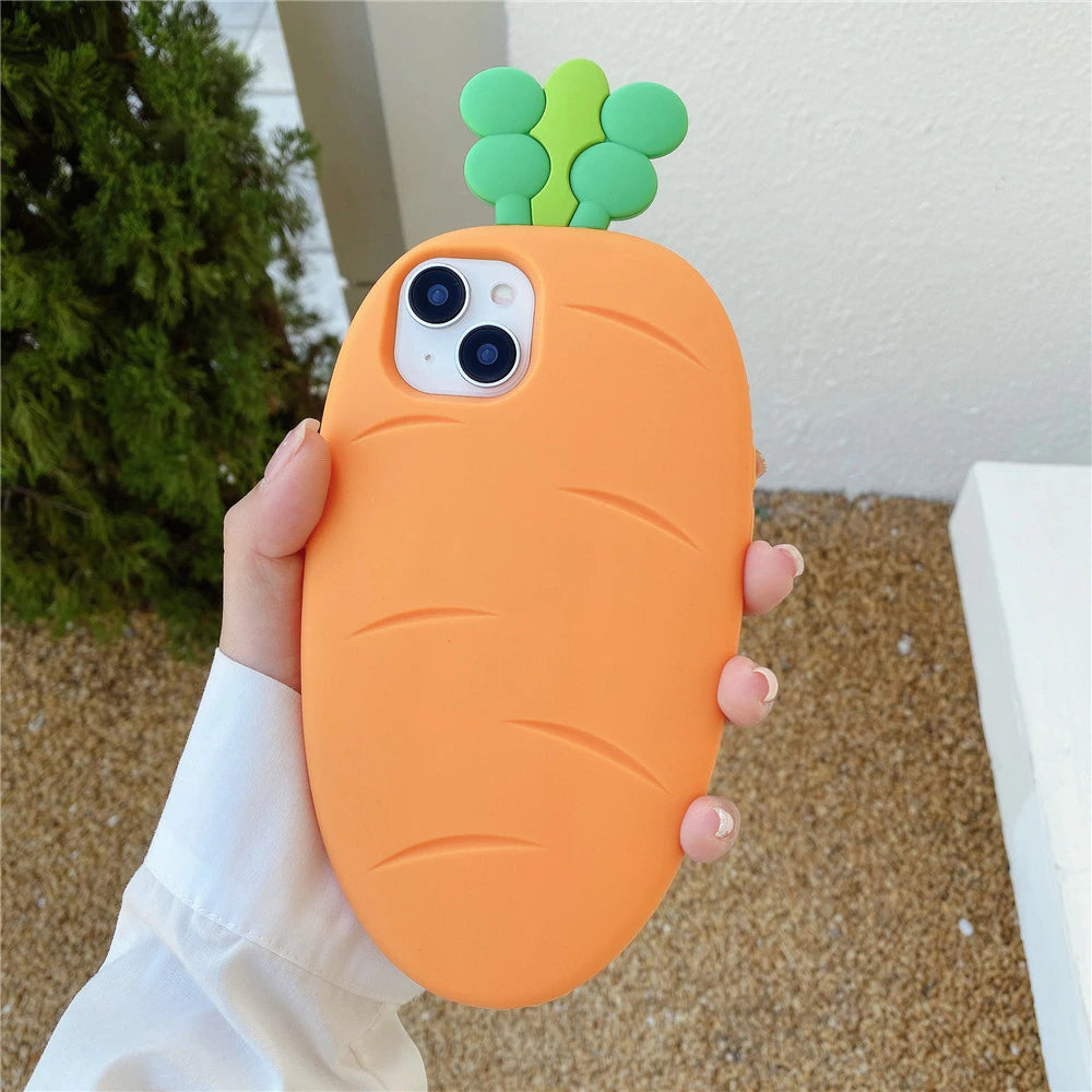 Luxury Carrot iPhone Silicone Case