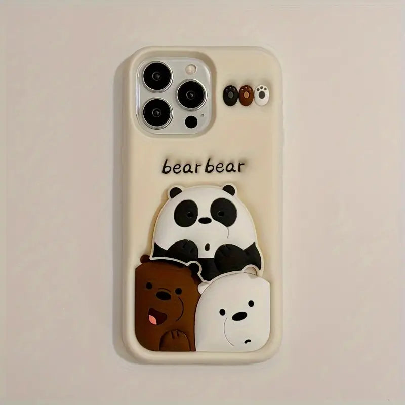 Cartoon Bear iPhone Case