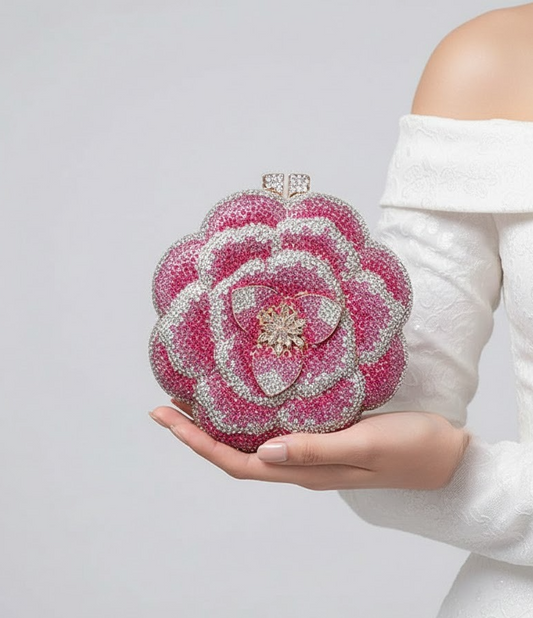 ROSE Petal Clutch