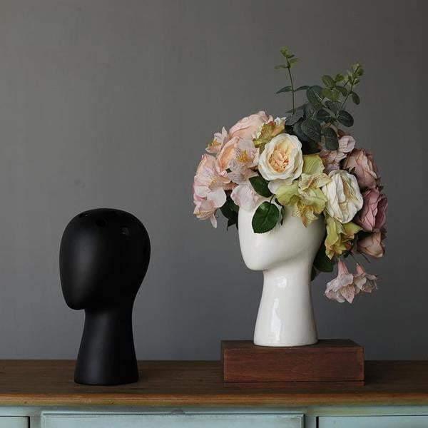 Head Flower Vase