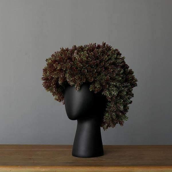 Head Flower Vase