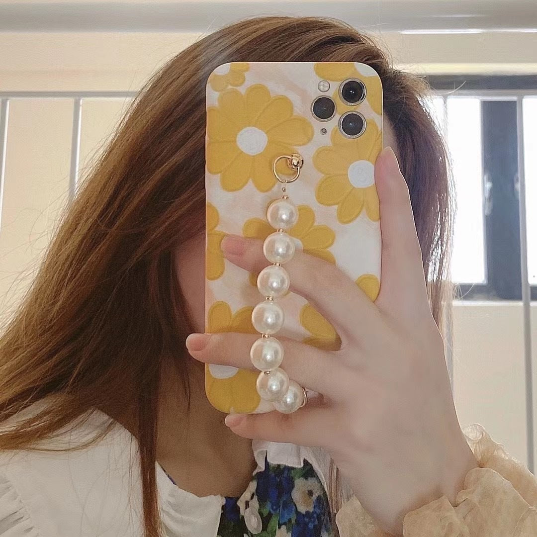 DDLJ Yellow Flower Pearl Case