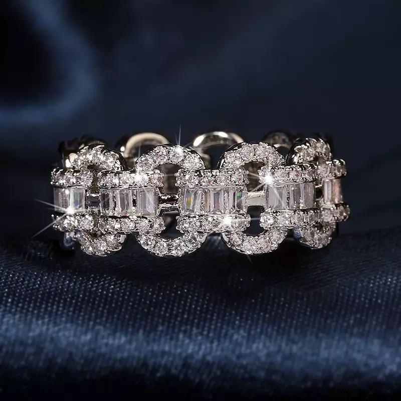 Luxury Chain Diamond Ring