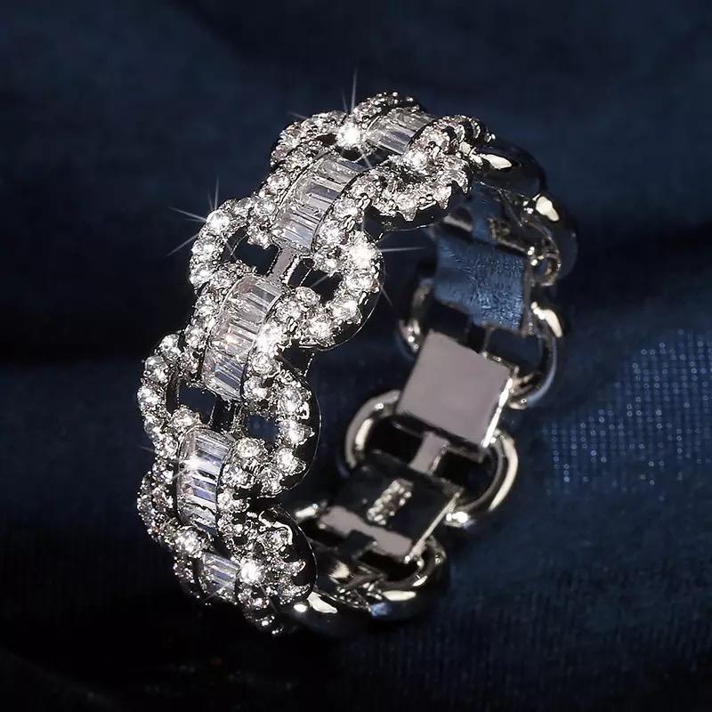 Luxury Chain Diamond Ring
