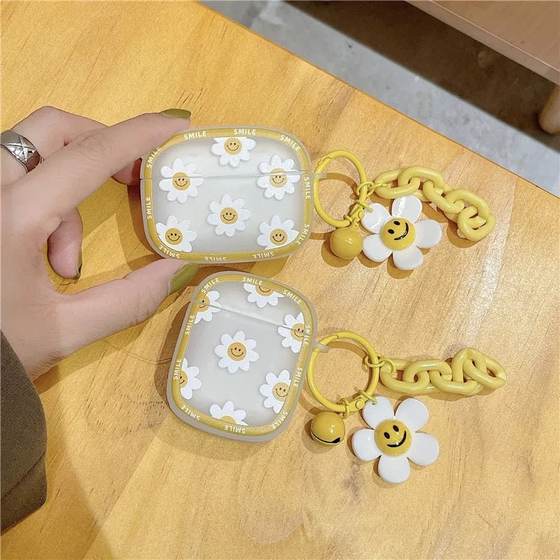 Luxury Sun Smiley Airpods Case