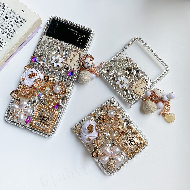 Studded Gold Paris Samsung Case