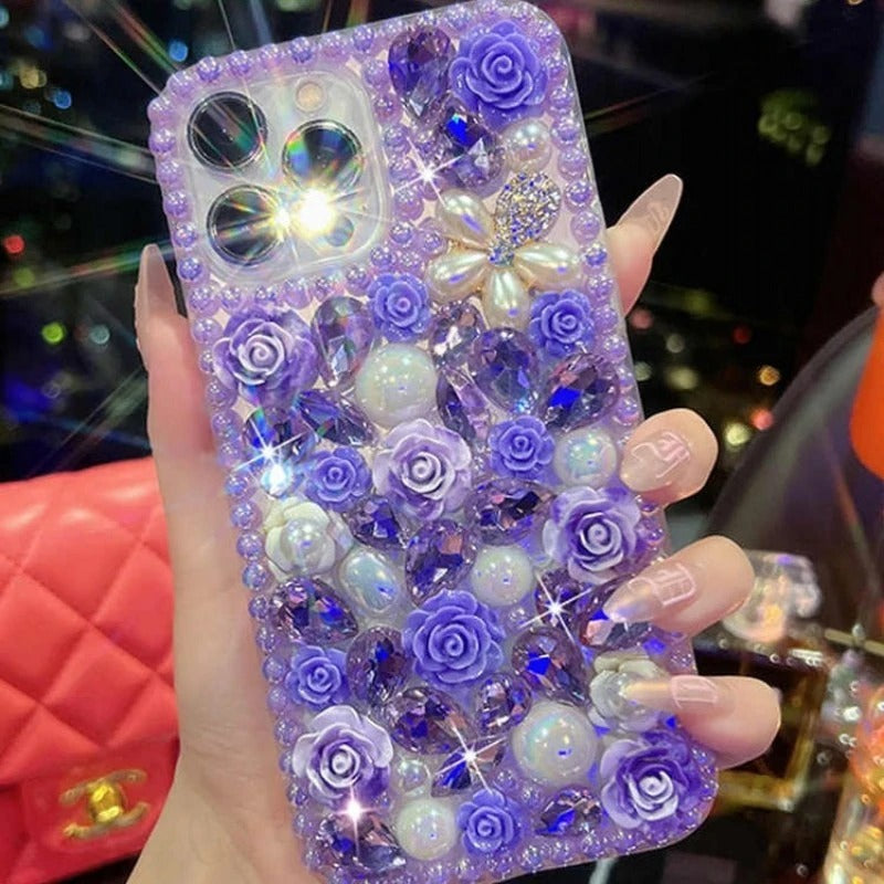 Rose Pearl Studded Case