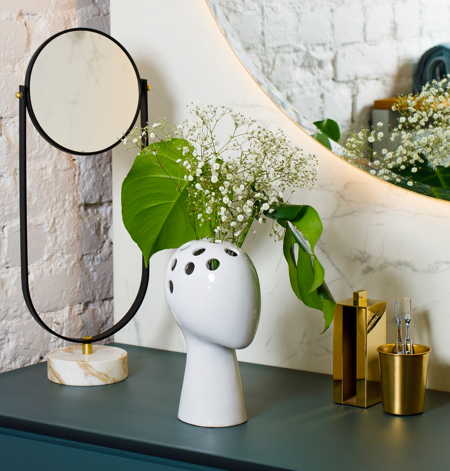 Head Flower Vase