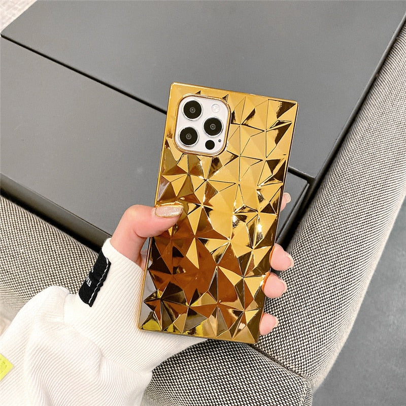 Luxury Square Plated Case