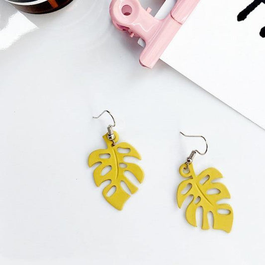 Leaf Drop Earrings