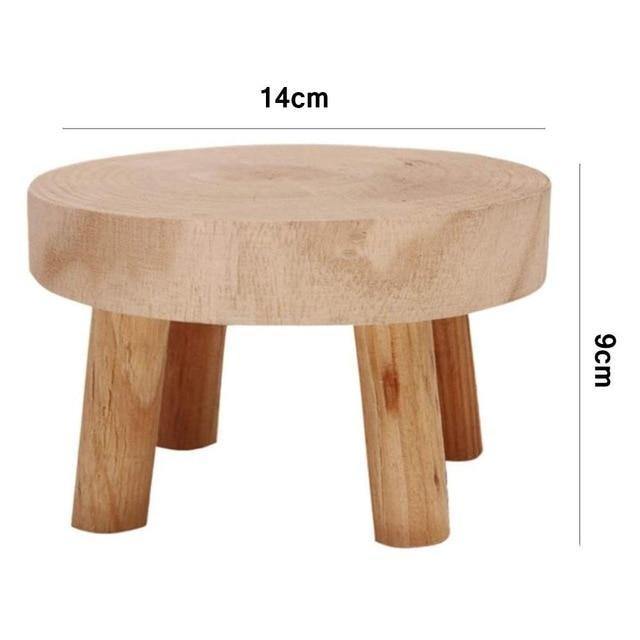 Wooden Stool Stand