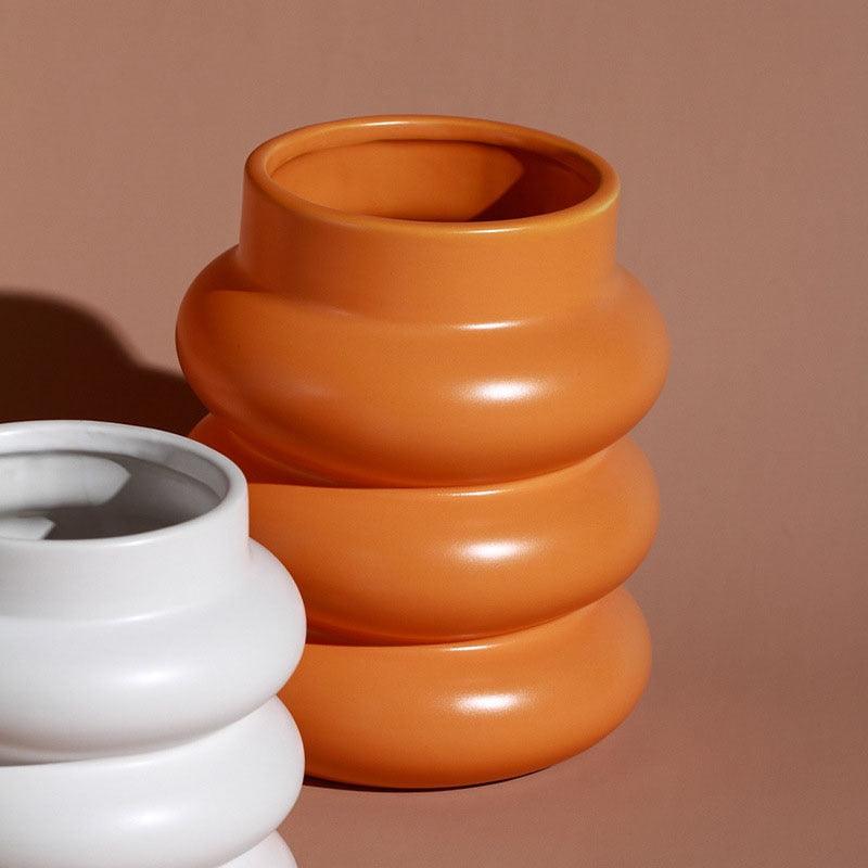 Ceramic Roll Vases