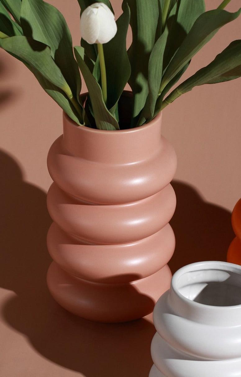 Ceramic Roll Vases