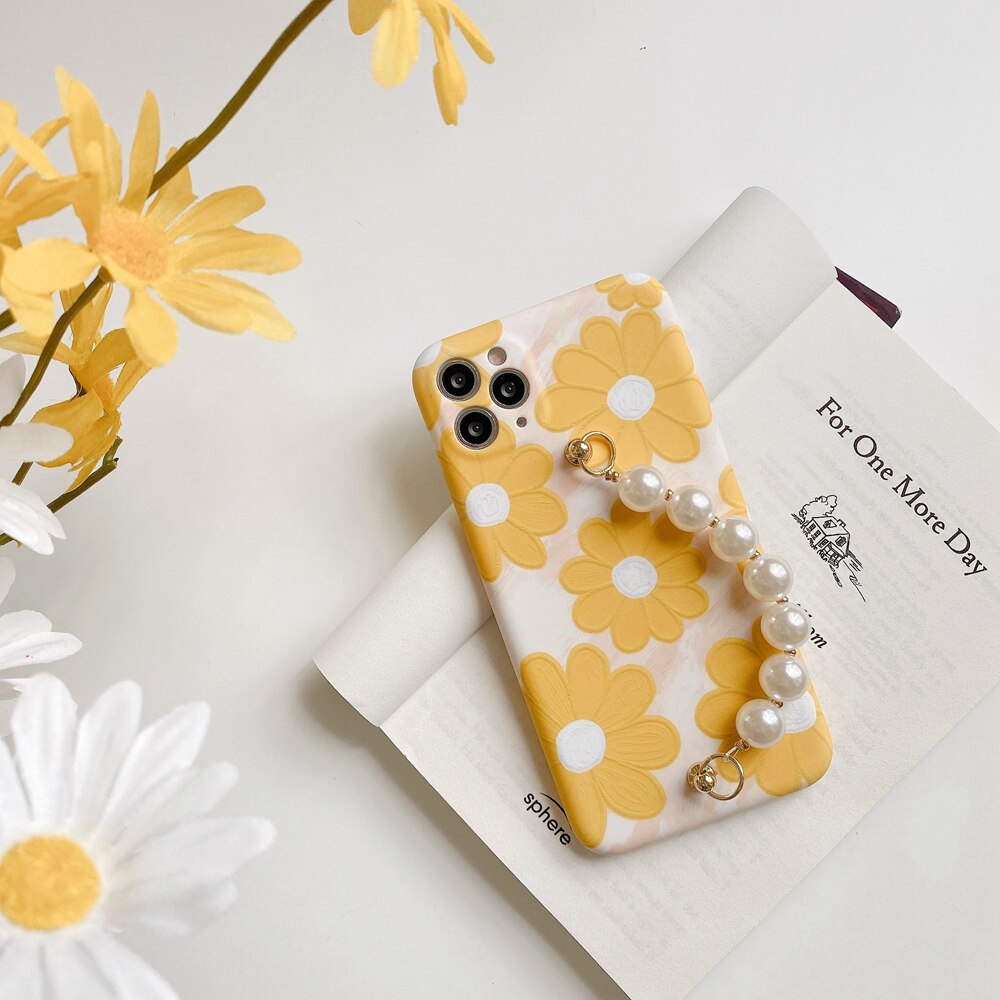 DDLJ Yellow Flower Pearl Case